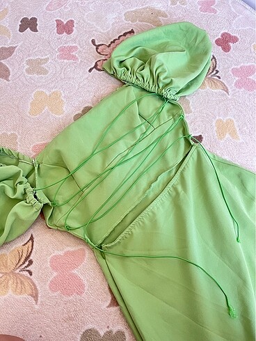 s Beden yeşil Renk Yeşil şık elbise