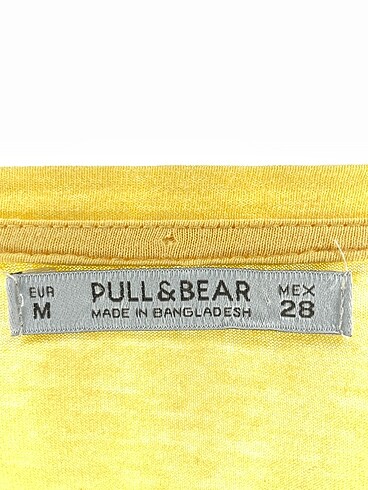 m Beden sarı Renk Pull and Bear T-shirt %70 İndirimli.