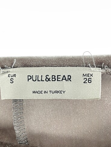 s Beden kahverengi Renk Pull and Bear Bluz %70 İndirimli.