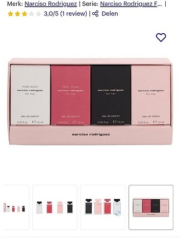 Narciso Rodriguez for Her Deluxe Mini