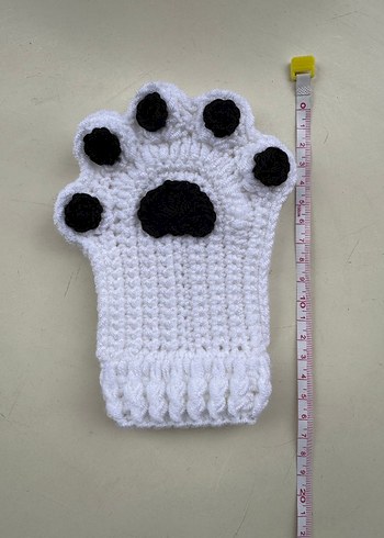 Örgü Bohem patili Kadın Eldiveni - Görsel 9