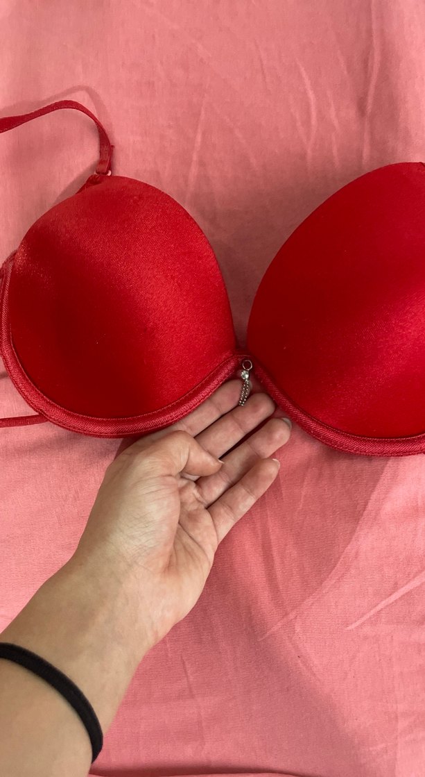 Kırmızı Minimalist Midi Sütyen - Görsel 2