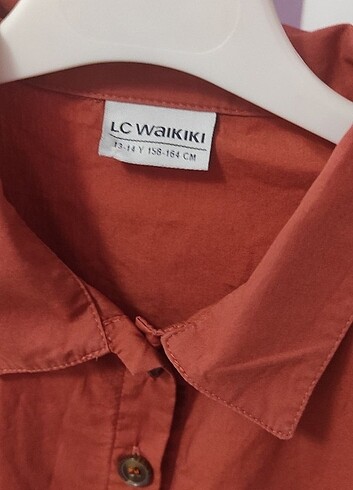 13-14 Yaş Beden Lc Waikiki kız çocuk bordo elbise