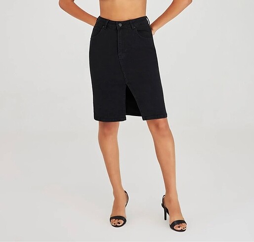Mango Midi jean etek