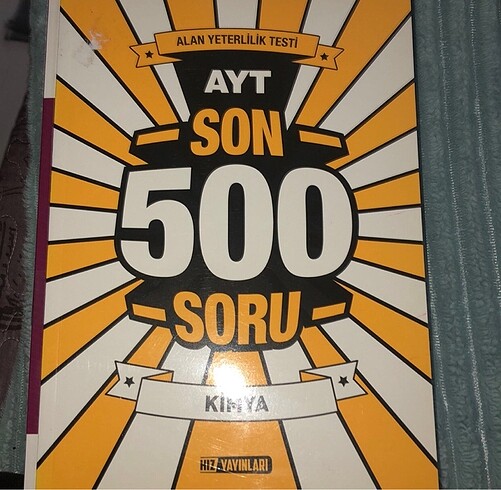 ayt kimya son 500 soru