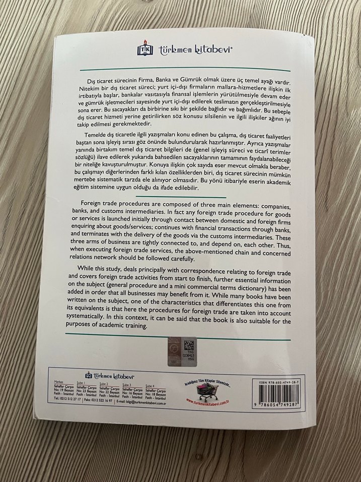 Dış Ticaret Yazışmaları - Firmalar ve Bankalar - Görsel 2