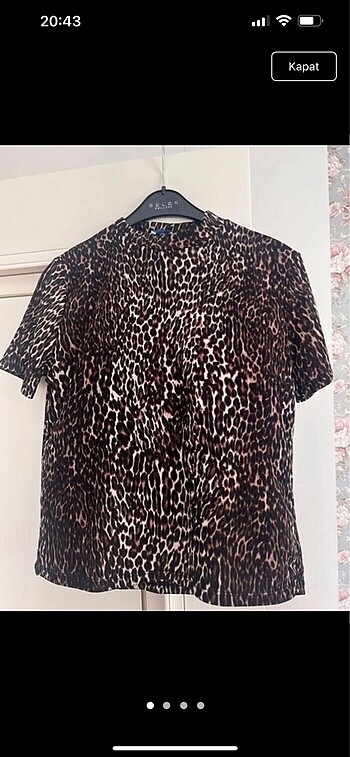 Zara tshirt leopar