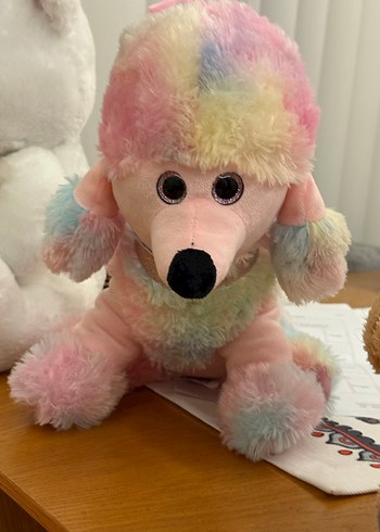Pastel Renkli Peluş Oyuncak Köpek
