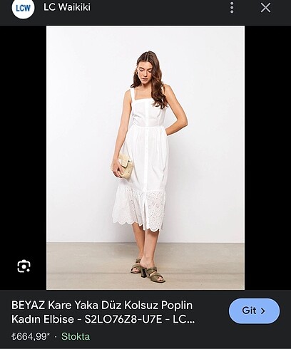 LCW elbise