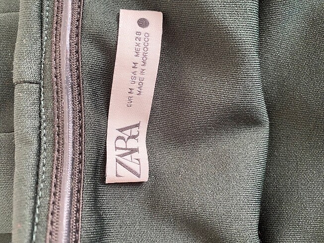 Zara zara straplez elbise