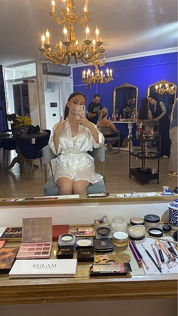 s Beden beyaz Renk Bride sabahlık