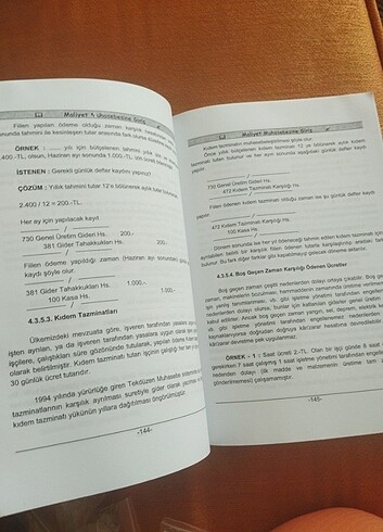 Beden Renk Maliyet muhasebesi ders kitabı çalışma kitabı testi