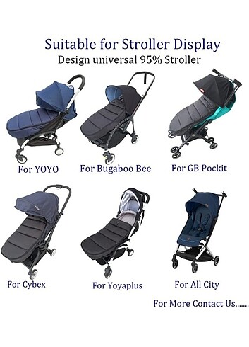The babyzen YOYO2,Cybex bebek arabası ile uyumlu su mavisi tulum - Görsel 7