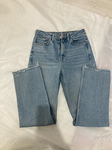 34 Beden mavi Renk Straight leg kot pantolon