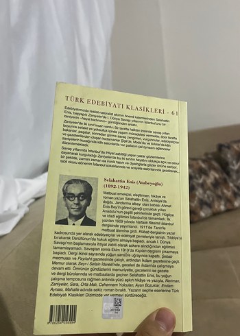 Beden Selahattin Enis - Zanıyeler Romanı