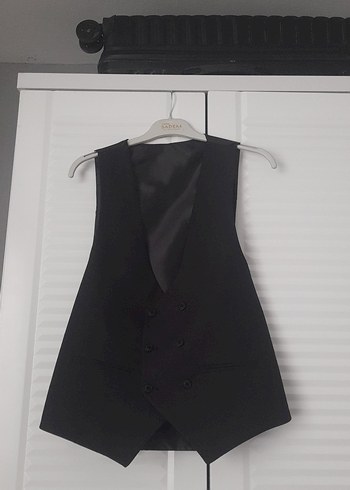 Düğmeli Siyah Erkek Takım Ceketi - Görsel 2