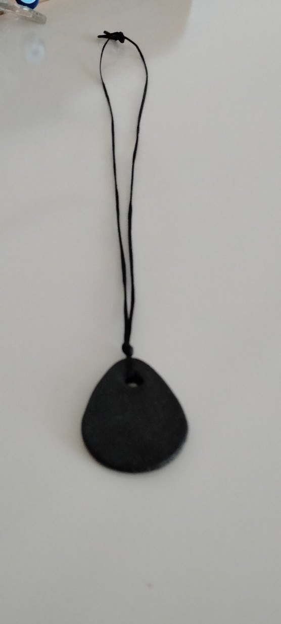 Siyah Minimalist Midi Kolye - Görsel 2