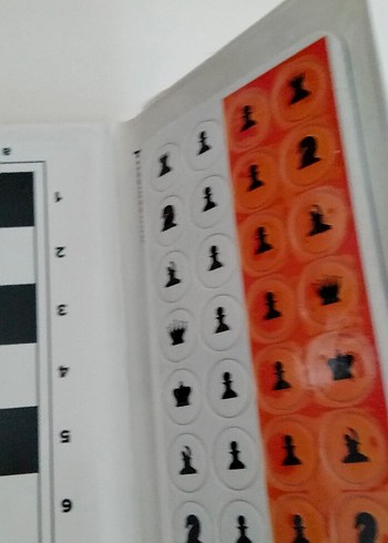 Taşlı Beyaz Satranç Seti - Görsel 3