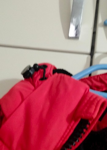 kırmızı fermuarlı erkek Mont - Görsel 5