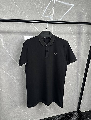 Siyah Armani polo yaka tişört