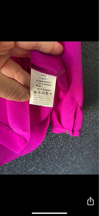 l Beden pembe Renk Boyner fresh gömlek