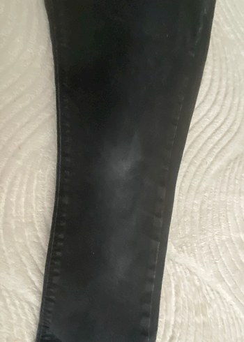 Erkek Siyah Loose Fit Kot Pantolon - Görsel 2