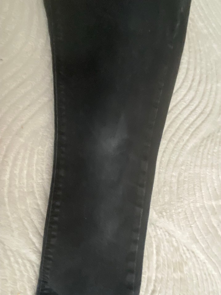 Erkek Siyah Loose Fit Kot Pantolon - Görsel 2