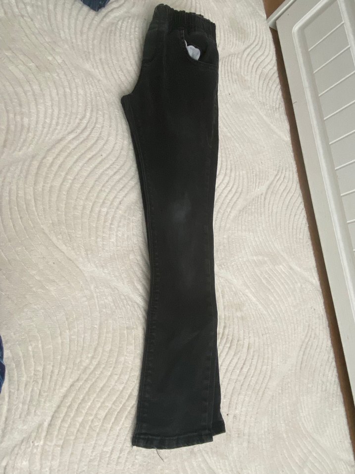 Erkek Siyah Loose Fit Kot Pantolon - Görsel 3