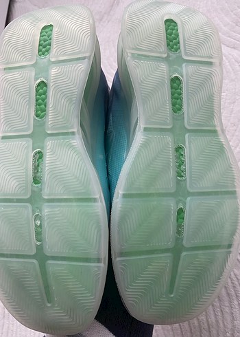 Turkuaz Bağcıklı Sokak Stili Kadın Spor Ayakkabı - Görsel 8