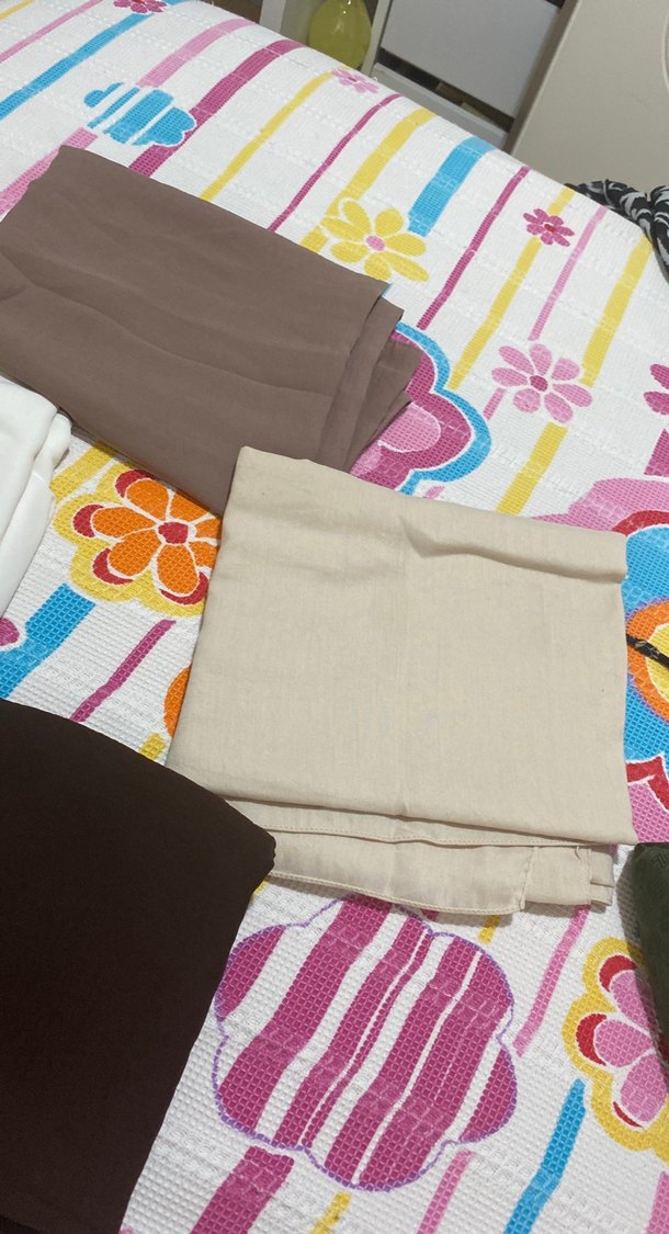 Kadın Çok Renkli Elastik Kumaş Sarma - Görsel 3