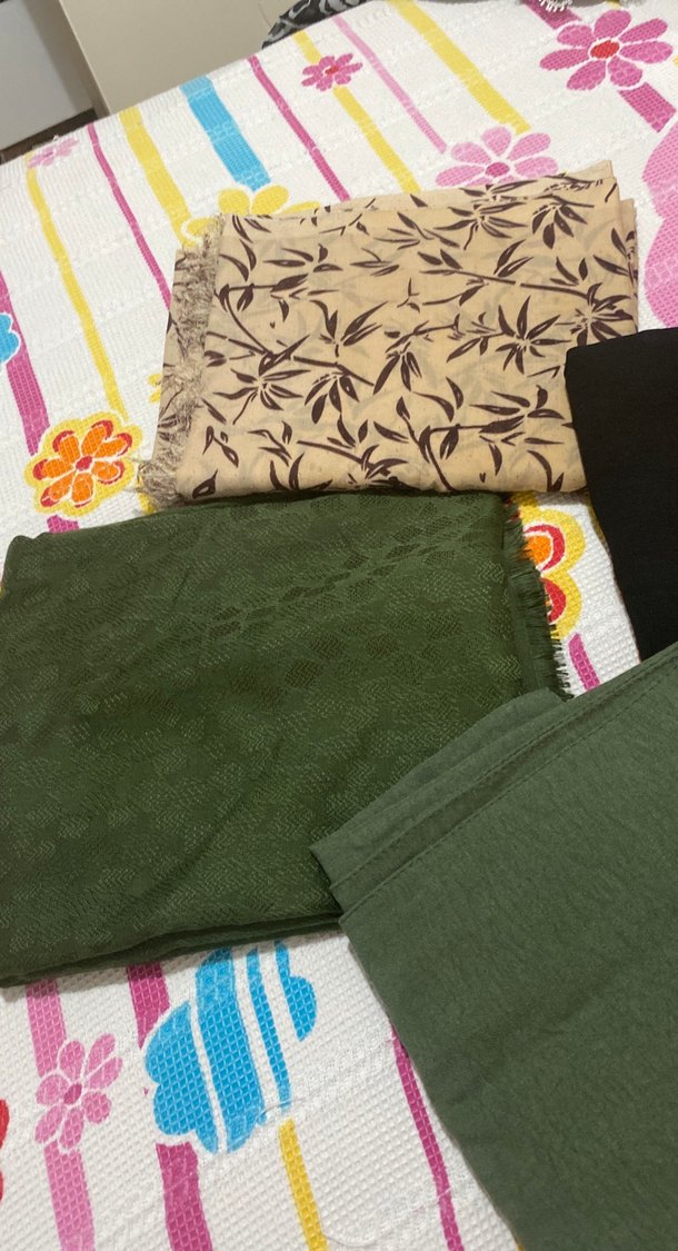 Kadın Koyu Haki Drapeli Kumaş Wrap - Görsel 3