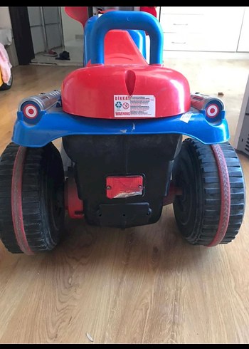 Renkli Mavi Elektrikli Çocuk Motorsikleti - Görsel 2