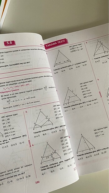 Beden Karakök yayınları Geometri sıfır
