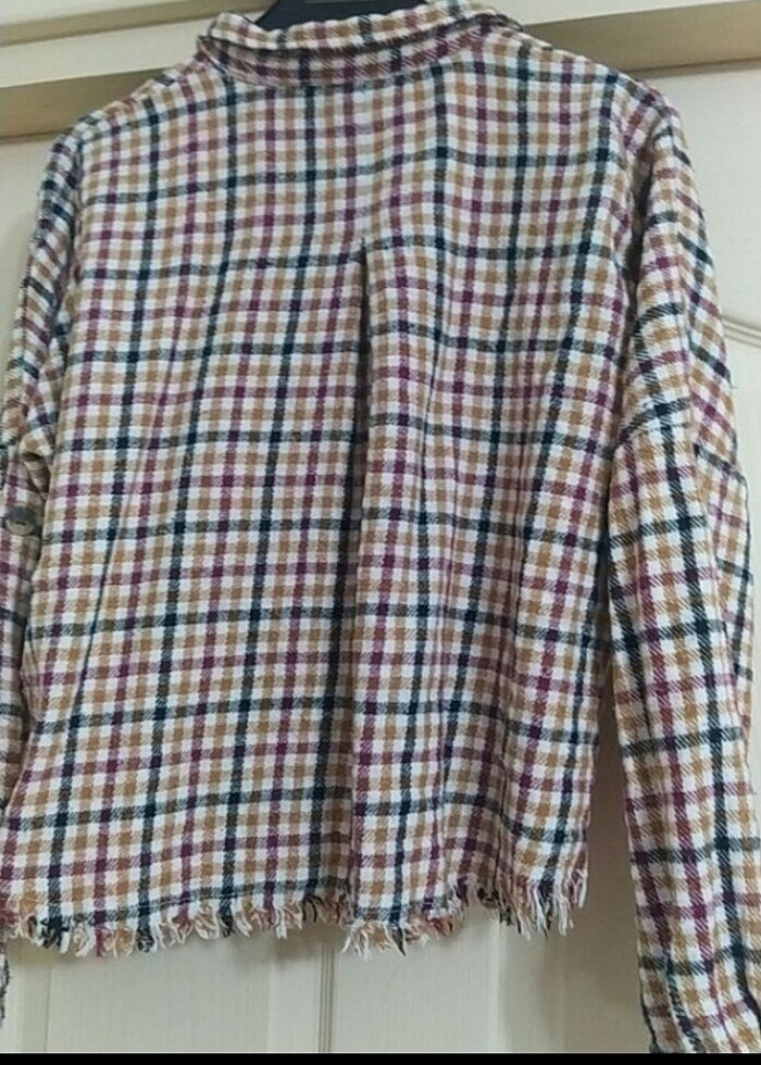 Oversize mevsimlik gömlek - Görsel 4