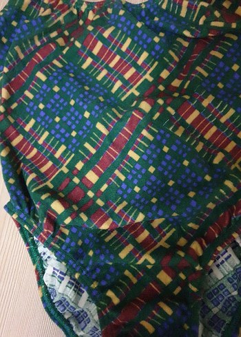 Kadın Çok Renkli Bohem Mini Mayo - Görsel 2