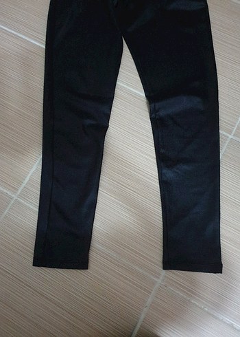 Siyah Streç Kadın Tayt - Görsel 2