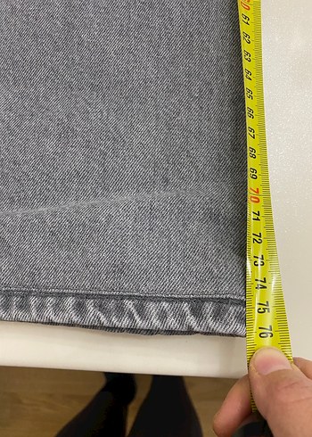 ZARA Orta Bel Wıde leg Jean - Görsel 4