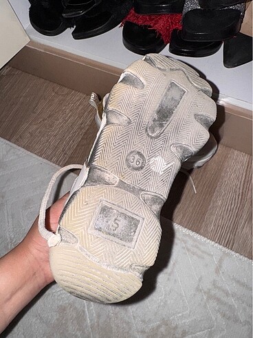 36 Beden Gizli topuk spor ayakkabı dolgu topuk sneaker