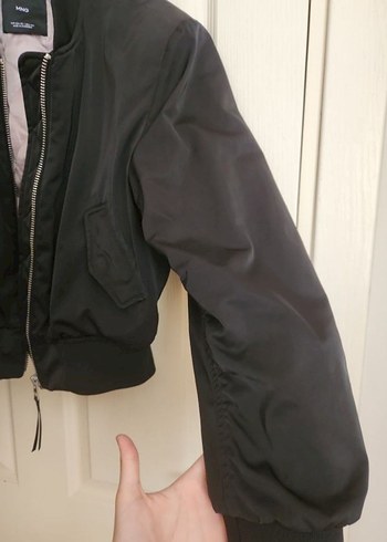 xs Beden mango siyah bomber ceket