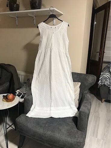 Zara Beyaz Elbise