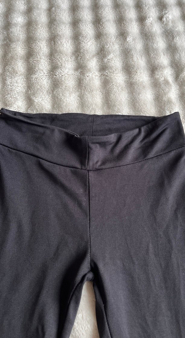 Siyah Kadın Spor Tayt Midi Boy - Görsel 2