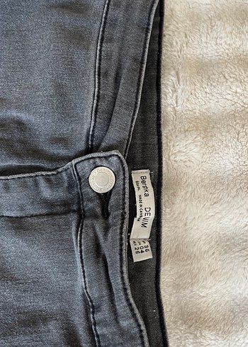 Gri Denim Kadın Jean Pantolon - Görsel 2