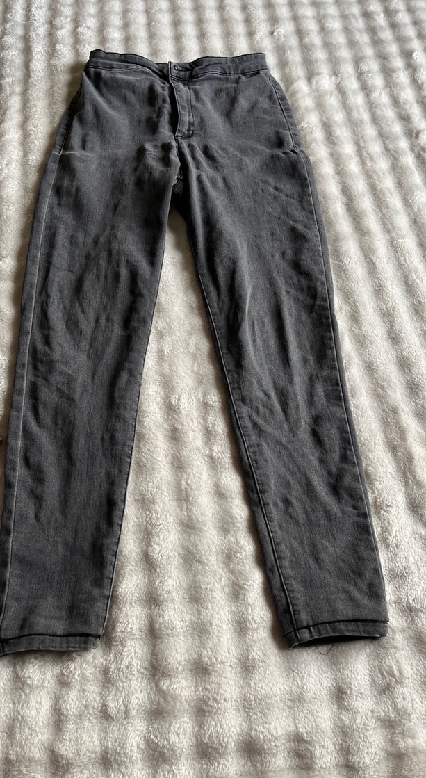 Gri Denim Kadın Jean Pantolon - Görsel 4