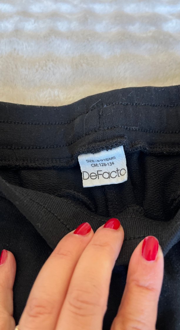 Siyah Erkek Çocuk Eşofman Altı - Görsel 3