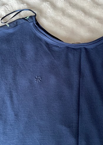 Çiçek Desenli Kısa Kollu Bohem Bluz - Görsel 3