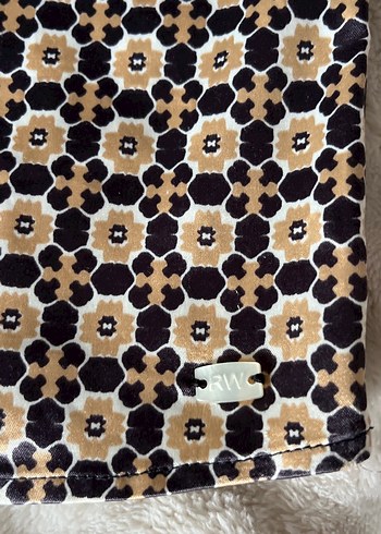 Dantel Detaylı Bohem Desenli Kadın Bluz - Görsel 2