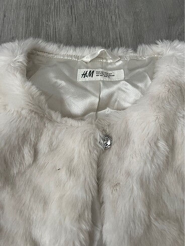 Beyaz kürk bolero - Görsel 2