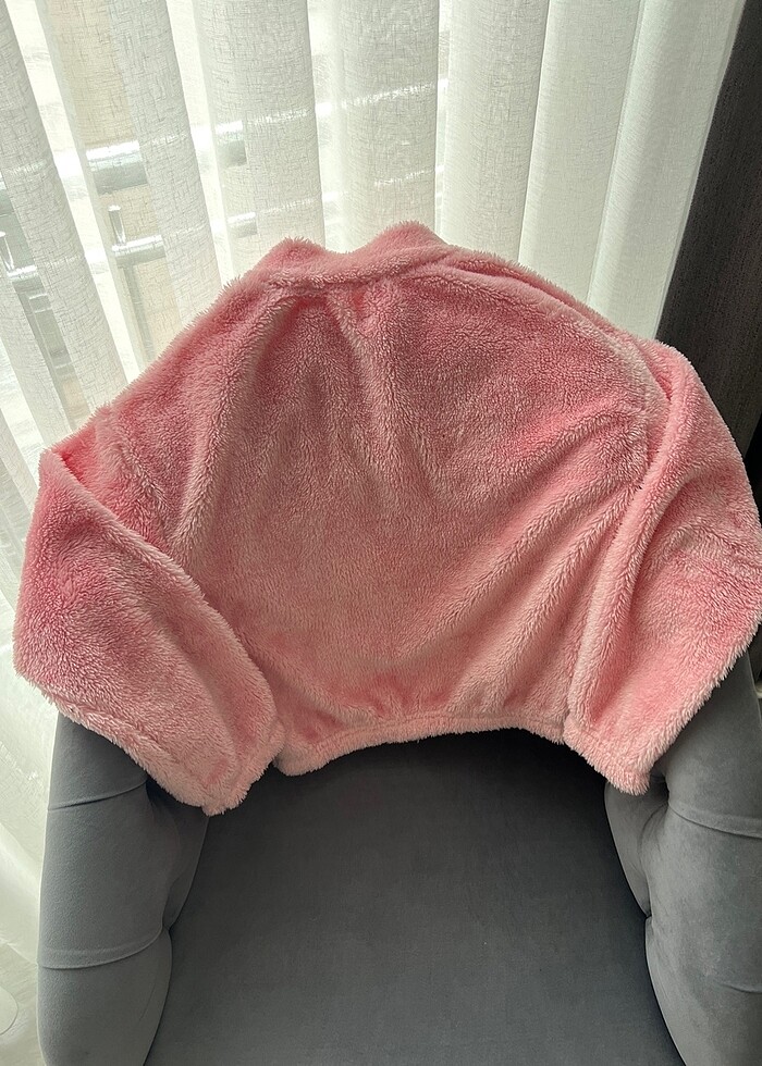 DKNY marka peluş mont - Görsel 4