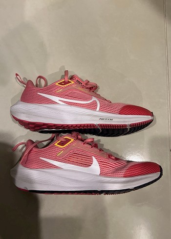 Pembe Bağcıklı Yüksek Topuklu Kadın Spor Ayakkabı - Görsel 3