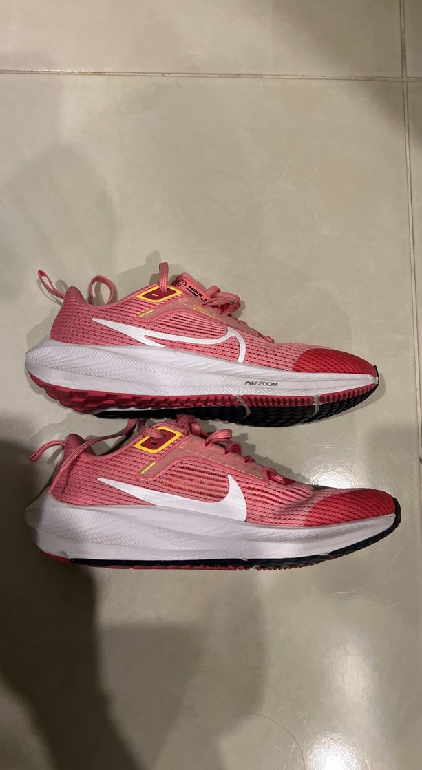 Pembe Bağcıklı Yüksek Topuklu Kadın Spor Ayakkabı - Görsel 3